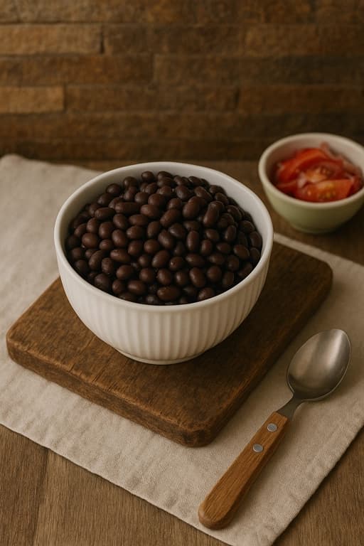Boiled Black Beans